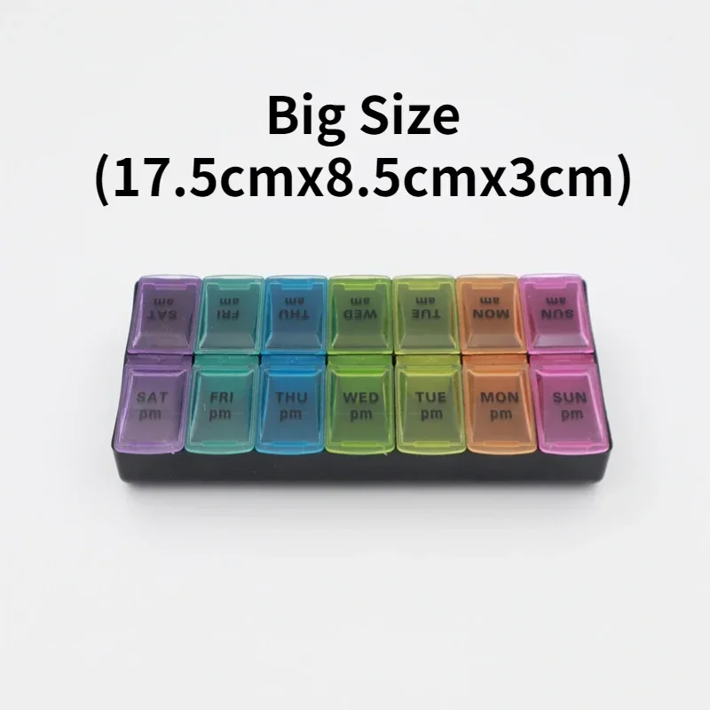 boîtes de rangement colorées quotidiennes